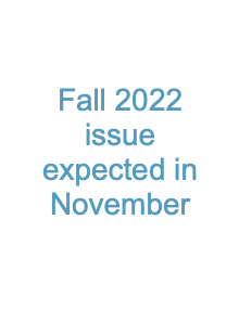 Next issue expected in November