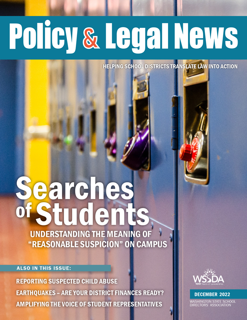 Magazine cover of Policy and Legal News 2022
