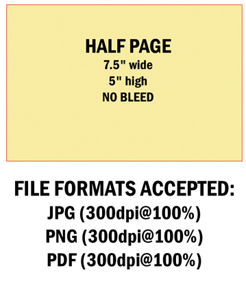 half page specs