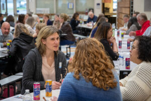 Board members discussing at a Regional Meeting